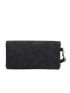 Snap Button Long Wallet With Wristlet