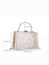 Mini Textured Transparent Chain Box Bag