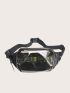 Clear Letter Graphic Fanny Pack