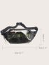 Clear Letter Graphic Fanny Pack