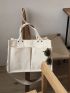 Minimalist Multi-pocket Shopper Bag