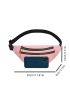 Quilted Detail Zip Front Fanny Pack