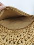 Tassel Decor Straw Bag