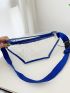 Contrast Binding Transparent Fanny Pack