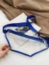 Contrast Binding Transparent Fanny Pack