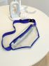 Contrast Binding Transparent Fanny Pack