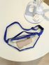 Contrast Binding Transparent Fanny Pack