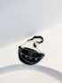 Metal Butterfly Decor Fanny Pack