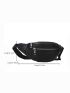 Double Zip Front Fanny Pack