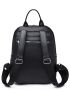 Minimalist Lace Contrast Functional Backpack