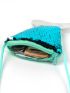 Holographic Sequin Decor Fishtail Design Coin Purse