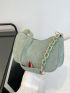 Chain Decor Shoulder Bag