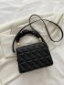 Mini Quilted Chain Decor Flap Square Bag