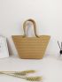 Minimalist Straw Bag