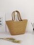 Minimalist Straw Bag