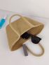 Minimalist Straw Bag