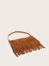 Fringe Decor Hobo Bag