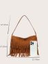 Fringe Decor Hobo Bag