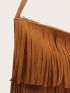 Fringe Decor Hobo Bag