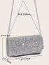 Rhinestone Chain Square Bag