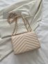 Mini Quilted Flap Square Bag