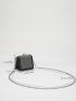 Mini Studded Decor Flap Chain Square Bag