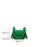 Mini Letter Graphic Flap Square Bag