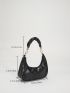 Minimalist Top Handle Hobo Bag