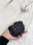 Women Pu Zip Coin Wallet Croc Coin Purse Fashion Small Purse