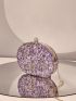 Belle Mini Rhinestone Decor Box Bag