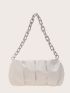 Minimalist Chain Ruched Bag