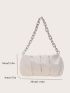 Minimalist Chain Ruched Bag