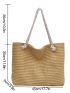 Minimalist Straw Bag