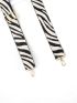 Zebra Striped Pattern Bag Strap