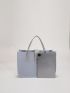 Minimalist Double Handle Shoulder Tote Bag