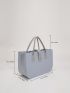 Minimalist Double Handle Shoulder Tote Bag