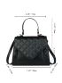 Mini Quilted Detail Flap Square Bag