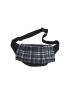 Plaid Pleated Detail Fanny Pack