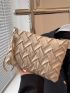 Braided Textured Square Bag