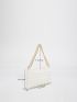 Minimalist Chain Ruched Bag