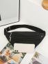 Minimalist Headphone Port Detail Fanny Pack