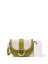 PREMIUM TWO TONE SADDLE DESIGN SHOULDER BAG