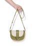 PREMIUM TWO TONE SADDLE DESIGN SHOULDER BAG