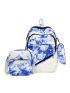 3pcs Tie Dye Functional Backpack Set