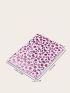 X Duchess Plum Leopard Print Passport Case