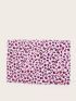 X Duchess Plum Leopard Print Passport Case