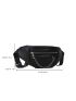 Chain Decor Zip Front Fanny Pack