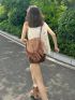 Vintage Fringe Design Hobo Bag