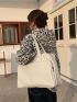 Minimalist Double Handle Shoulder Tote Bag