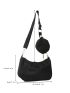 Minimalist Hobo Bag With Coin Purse